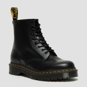 DR MARTENS 1460 BEX SMOOTH LEATHER PLATFORM BOOTS
